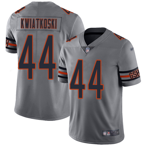 Chicago Bears Limited Silver Men Nick Kwiatkoski Jersey NFL Football #44 Inverted Legend